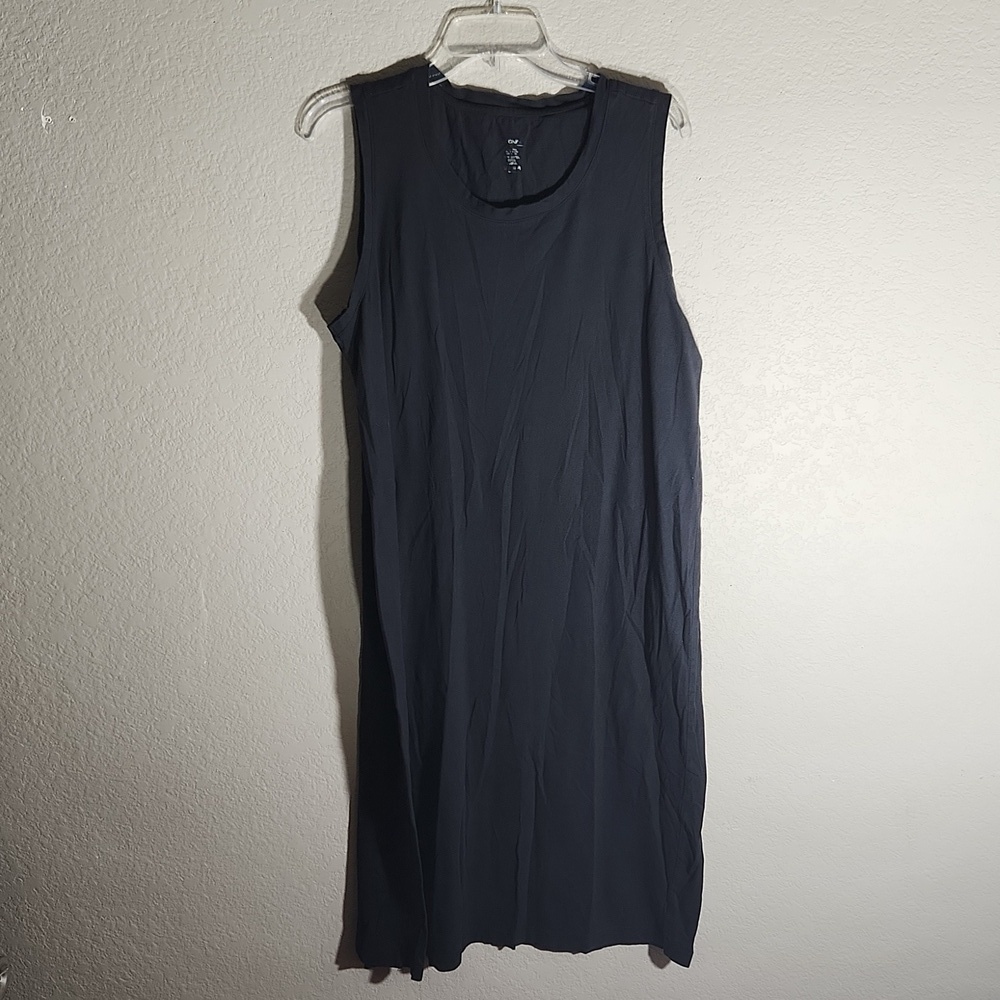 Jockey Womens Dress Size 1X Black Sleeveless Tunic